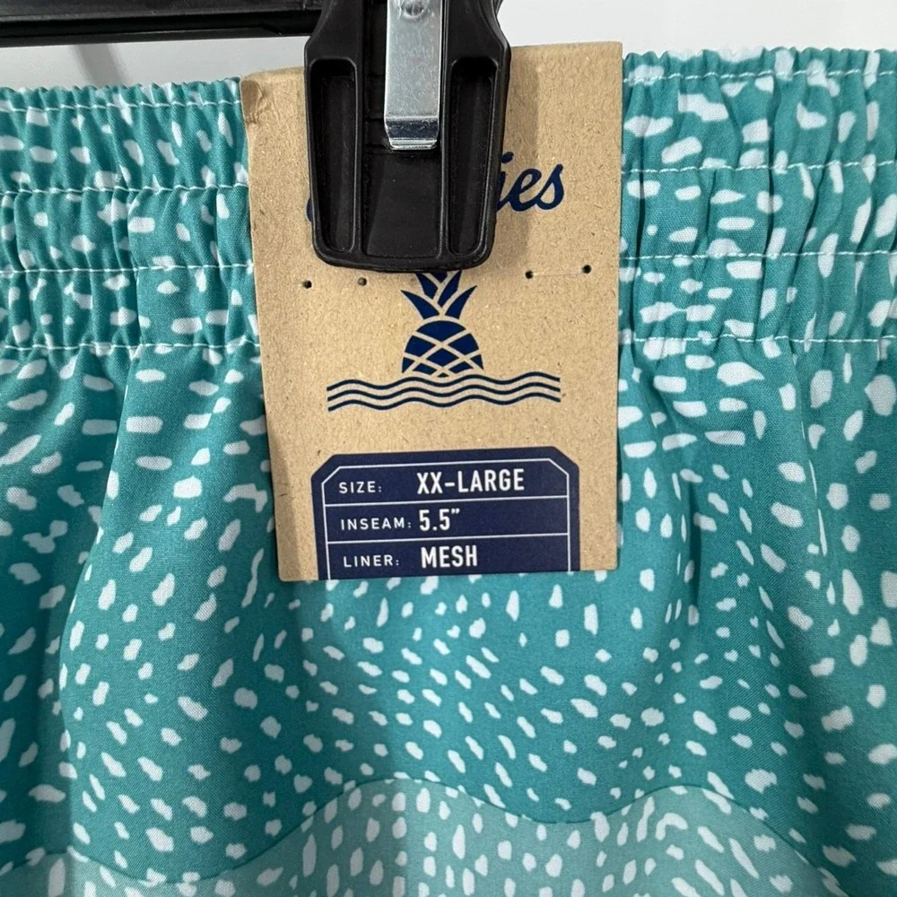 Chubbies The Whale Sharks Swim Trunks Bathing Suit Shorts Men's Size XXL NEW